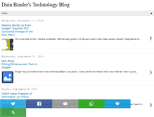 Tablet Screenshot of dainbinder.com